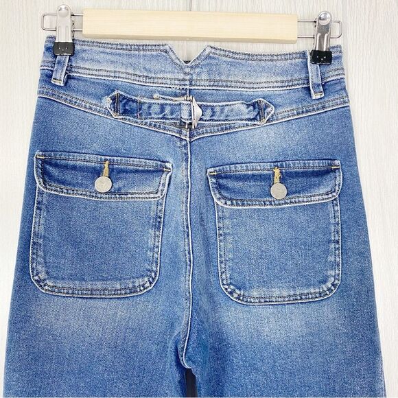 ASOS | High Rise Ankle Straight Leg Jeans Size 25 / 30 - Picture 5 of 11